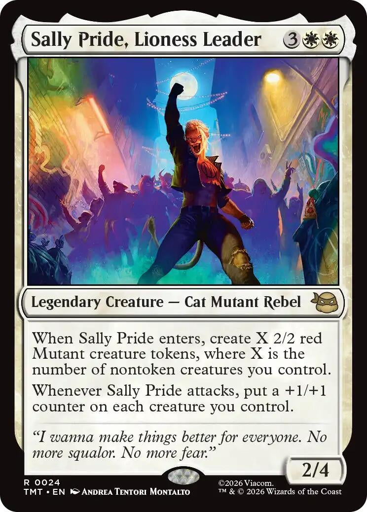 Image for Sally Pride, Lioness Leader (24) (Teenage Mutant Ninja Turtles) - Magic: The Gathering