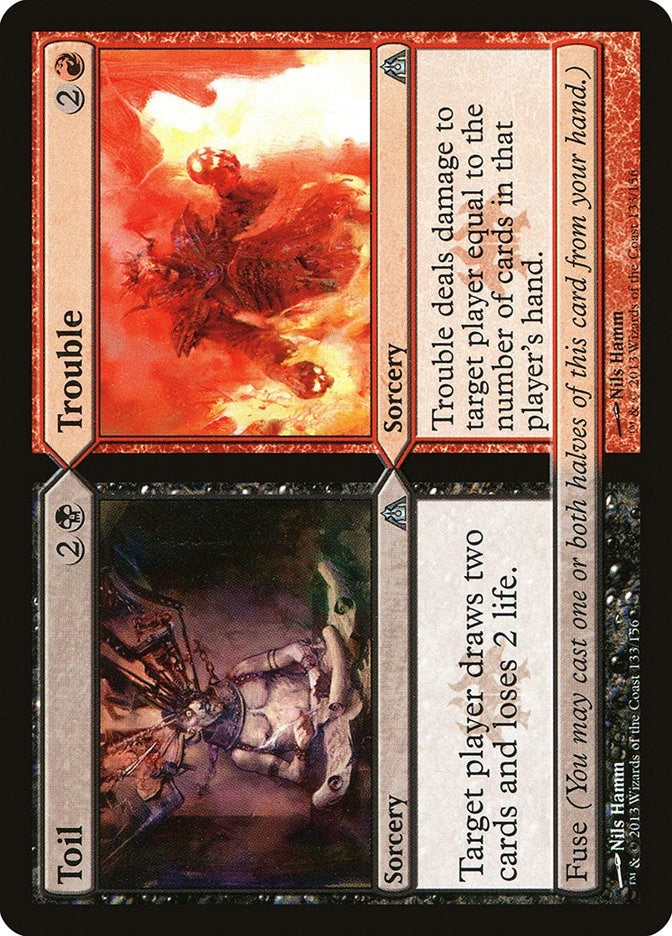 Image for Toil // Trouble (133) (Dragon's Maze) - Magic: The Gathering