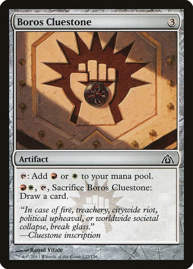 Boros Cluestone (137) (Dragon's Maze)