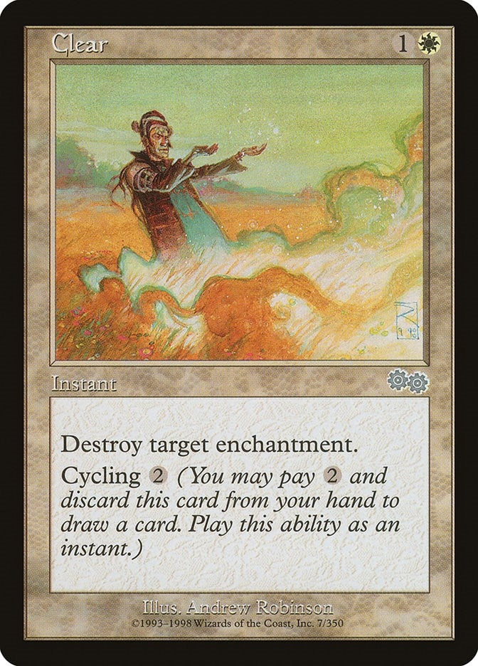 Image for Clear (7) (Urza's Saga) - Magic: The Gathering