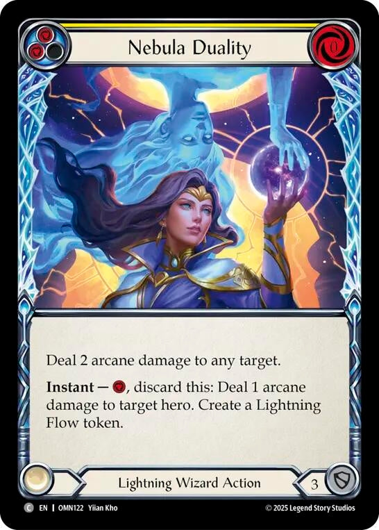 Image for Nebula Duality (Yellow) (OMN122) (Omens of the Third Age) (OMN) - Flesh and Blood TCG