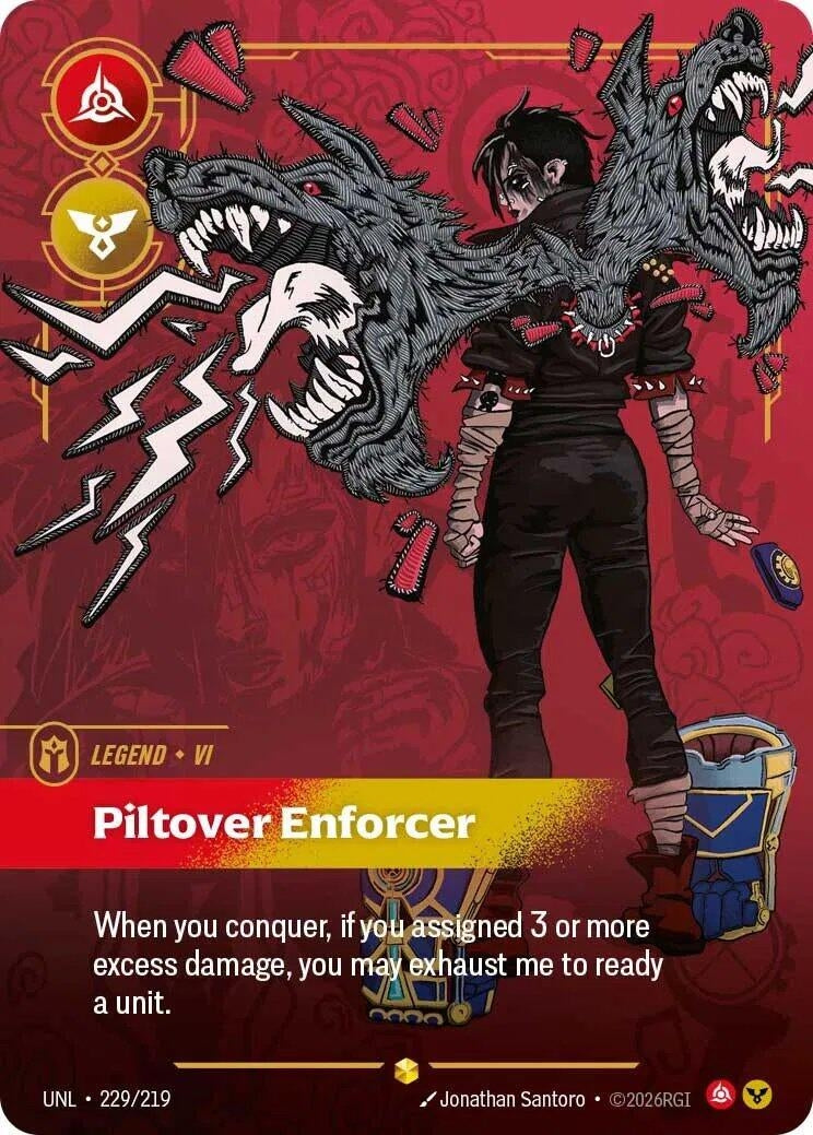 Vi - Piltover Enforcer (Overnumbered) (229/219) (Unleashed)