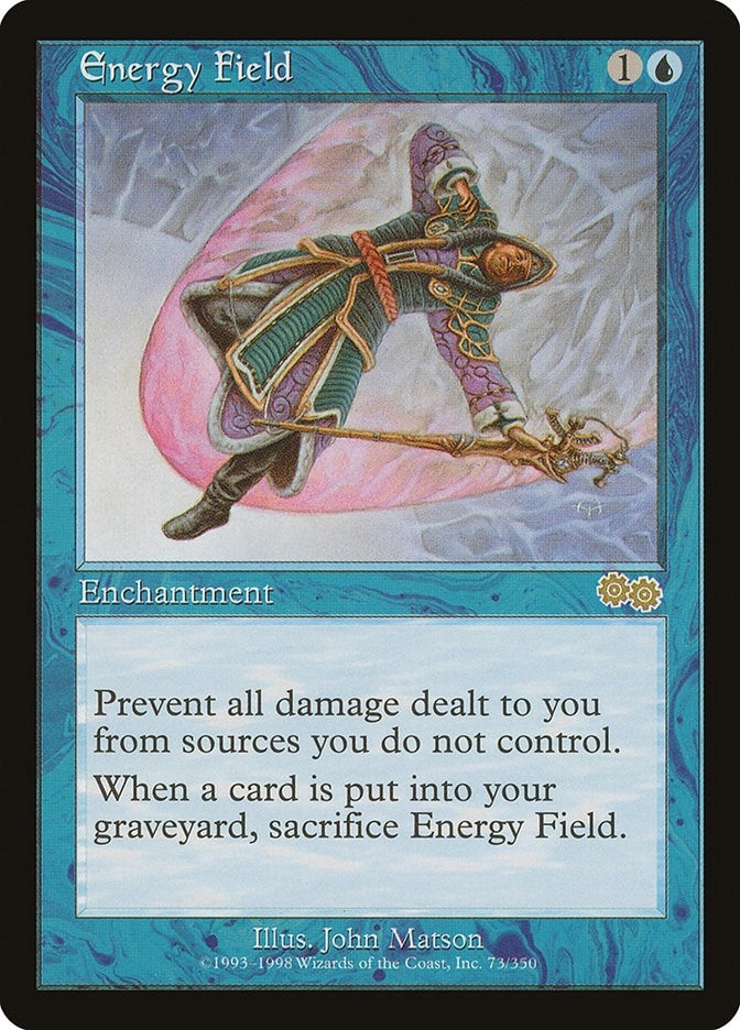 Image for Energy Field (73) (Urza's Saga) - Magic: The Gathering