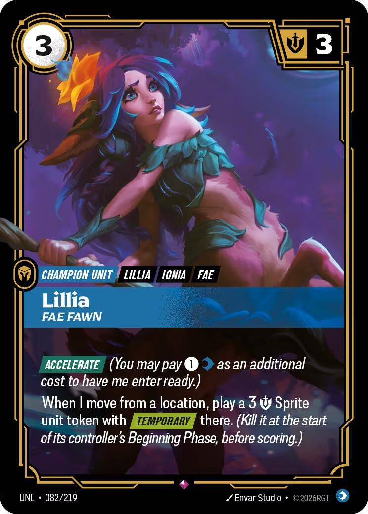 Lillia - Fae Fawn (082/219) (Unleashed)