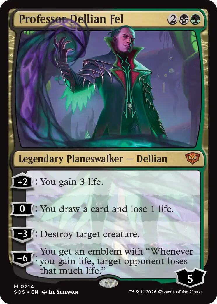 Professor Dellian Fel (214) (Secrets of Strixhaven)