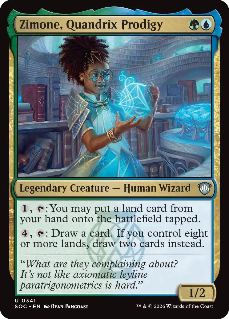 Image for Zimone, Quandrix Prodigy (341) (Secrets of Strixhaven) - Magic: The Gathering
