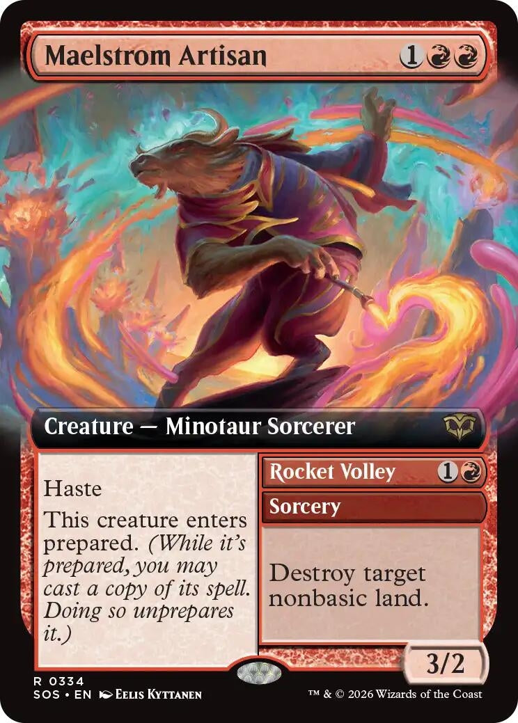 Image for Maelstrom Artisan (Extended Art) (334) (Secrets of Strixhaven) - Magic: The Gathering
