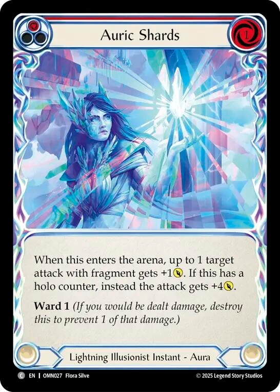Image for Auric Shards (Red) (OMN027) (Omens of the Third Age) (OMN) - Flesh and Blood TCG