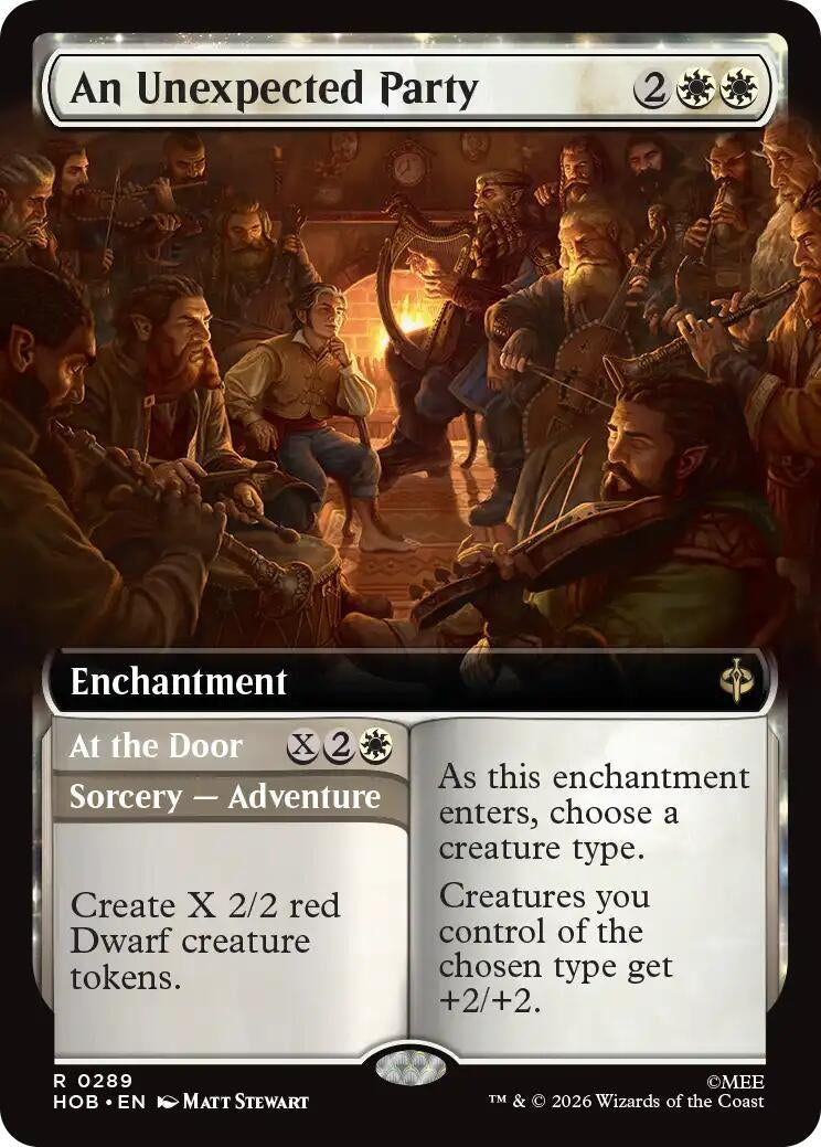Image for An Unexpected Party (Extended Art) (289) (The Hobbit) (HOB) - Magic: The Gathering