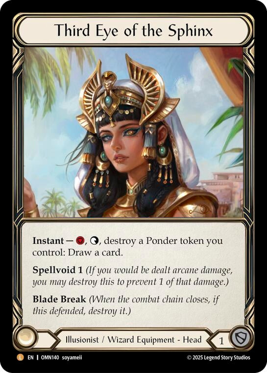 Image for Third Eye of the Sphinx (OMN140) (Omens of the Third Age) (OMN) - Flesh and Blood TCG