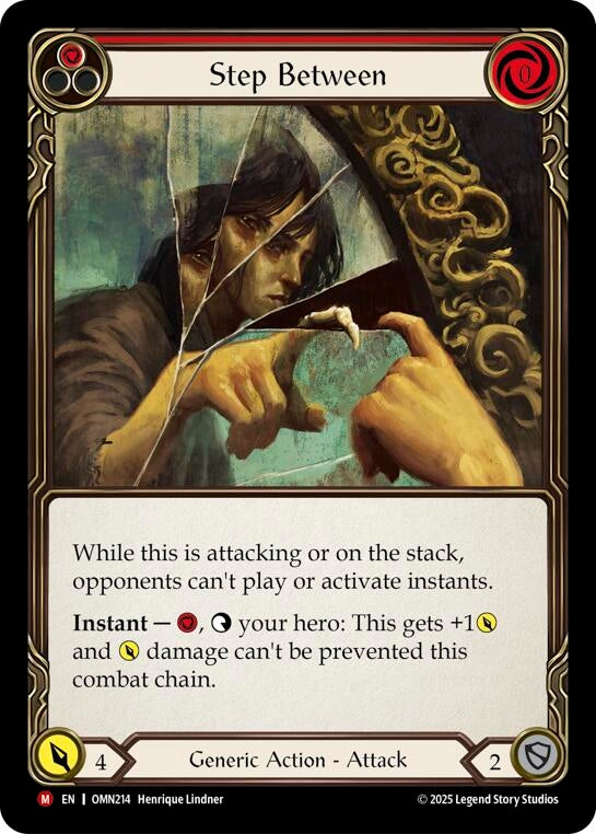 Image for Step Between (Red) (OMN214) (Omens of the Third Age) (OMN) - Flesh and Blood TCG