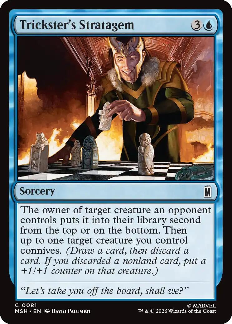 Image for Trickster's Stratagem (81) (Marvel Super Heroes) - Magic: The Gathering