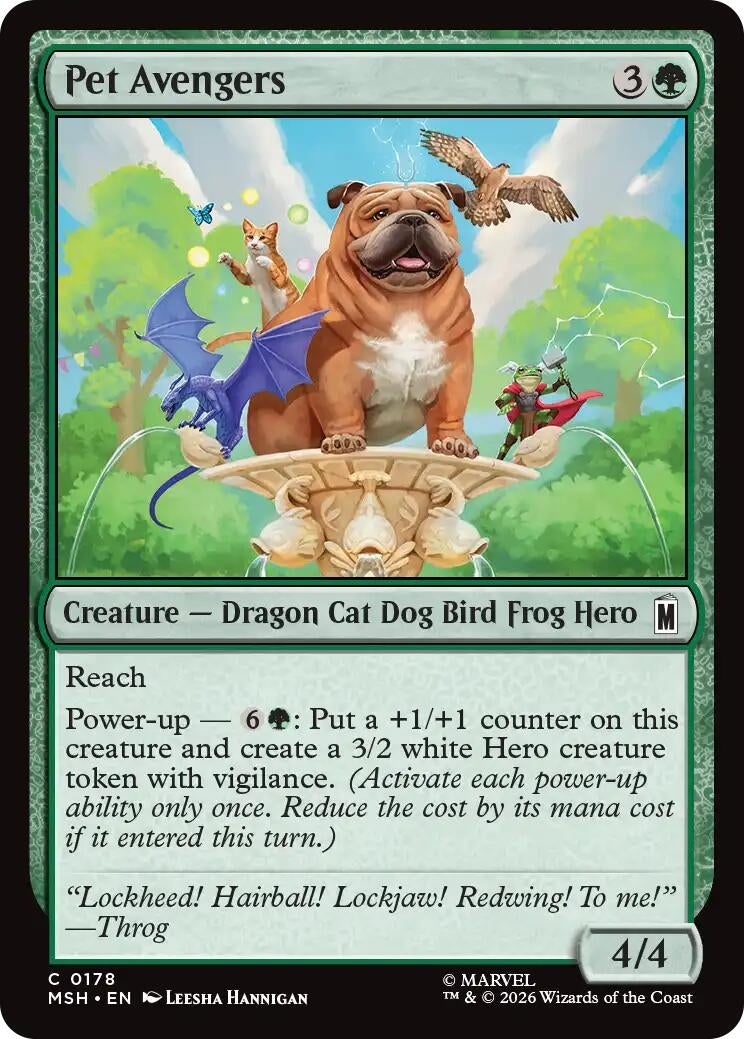 Image for Pet Avengers (178) (Marvel Super Heroes) - Magic: The Gathering