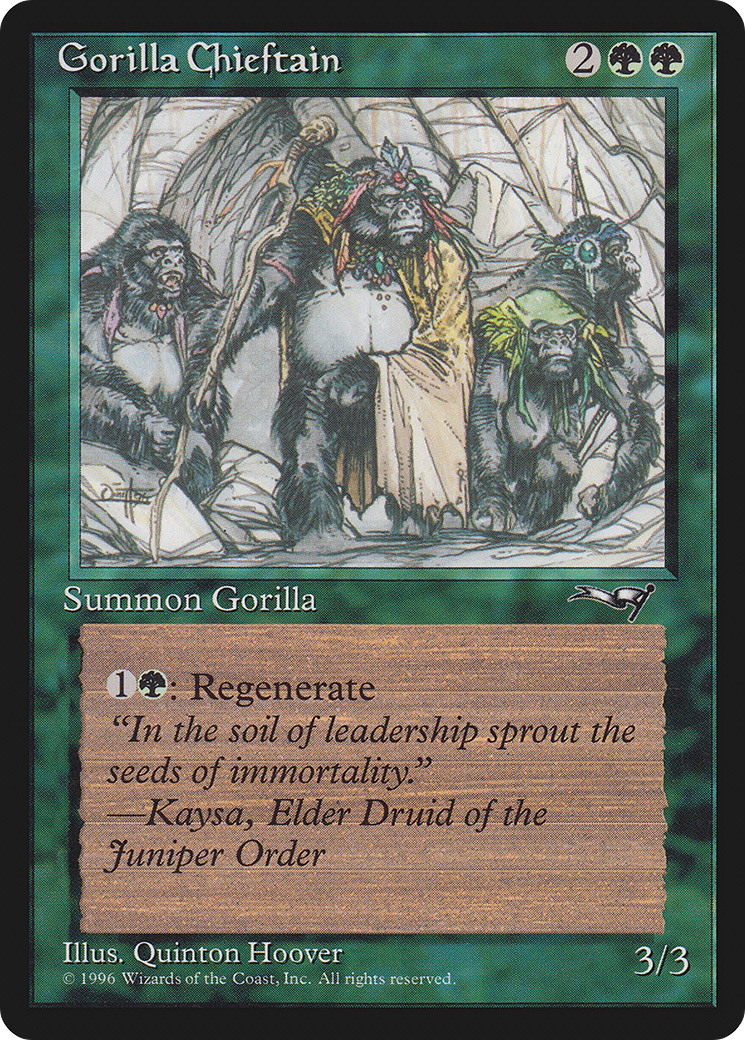 Gorilla Chieftain (4 Gorillas) (78) (ALL)