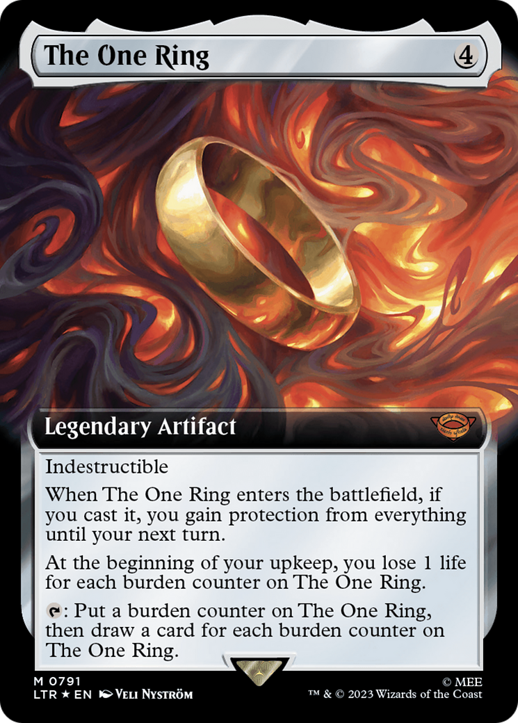 The One Ring (Extended Art) (Surge Foil) (791) (LTR)