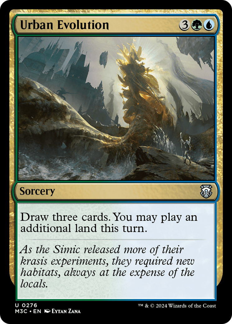 Urban Evolution (M3C-276) - Modern Horizons 3 Commander Ripple Foil