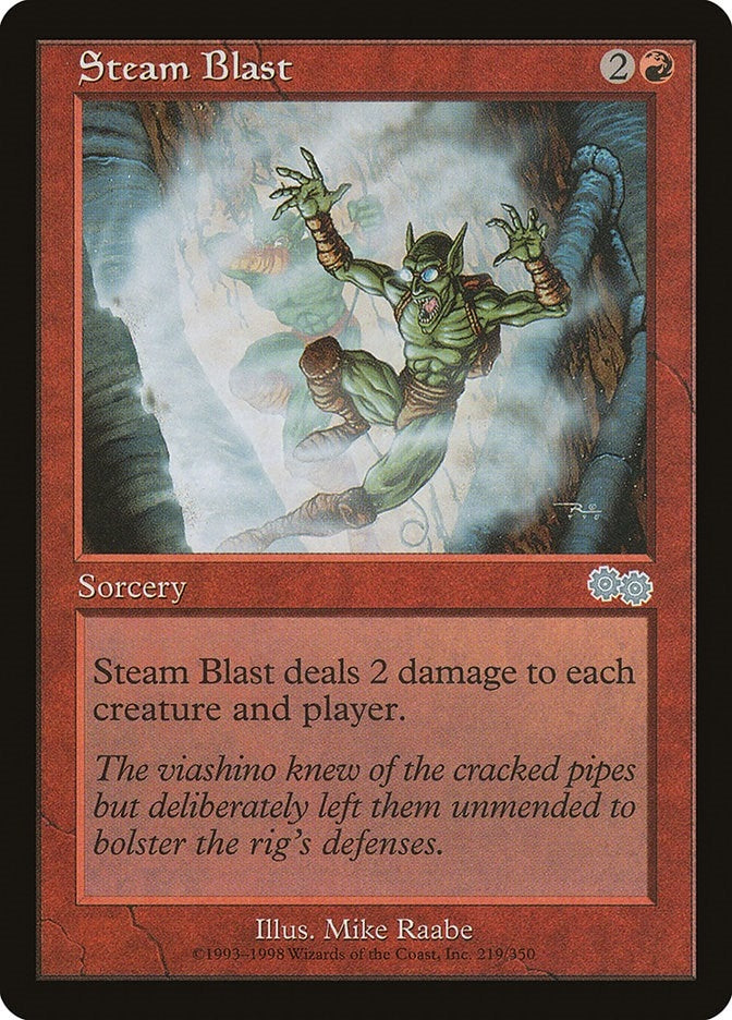 Image for Steam Blast (219) (Urza's Saga) - Magic: The Gathering