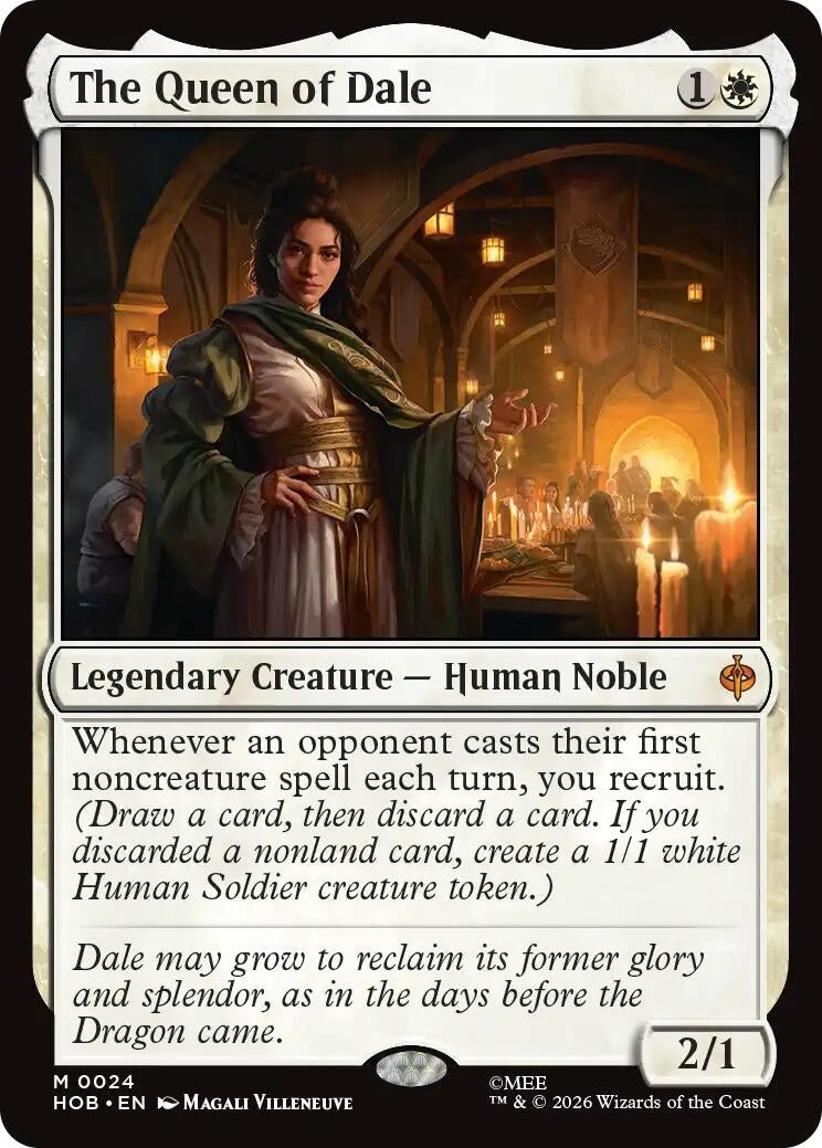 Image for The Queen of Dale (24) (The Hobbit) (HOB) - Magic: The Gathering