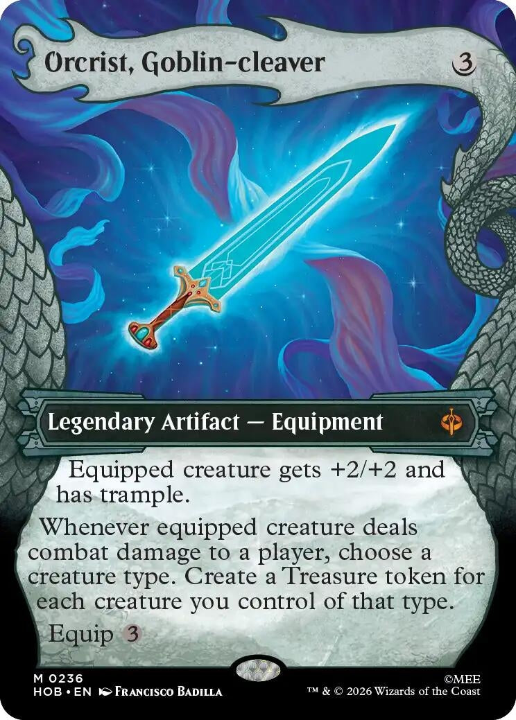 Image for Orcrist, Goblin-cleaver (Showcase) (236) (The Hobbit) (HOB) - Magic: The Gathering