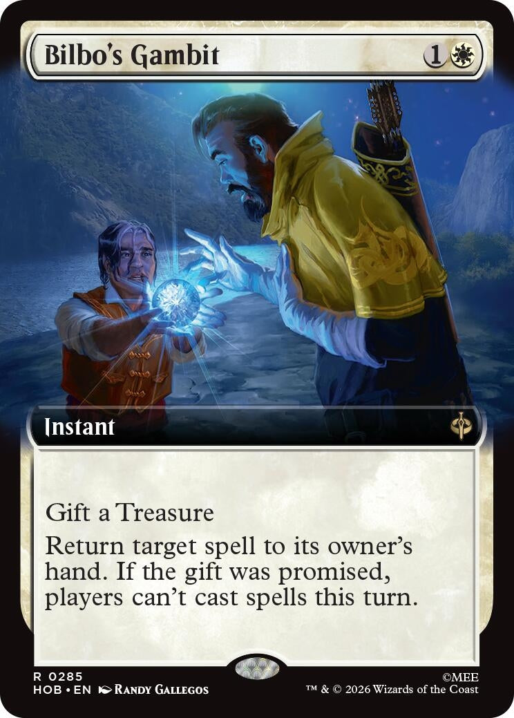 Image for Bilbo's Gambit (Extended Art) (285) (The Hobbit) (HOB) - Magic: The Gathering