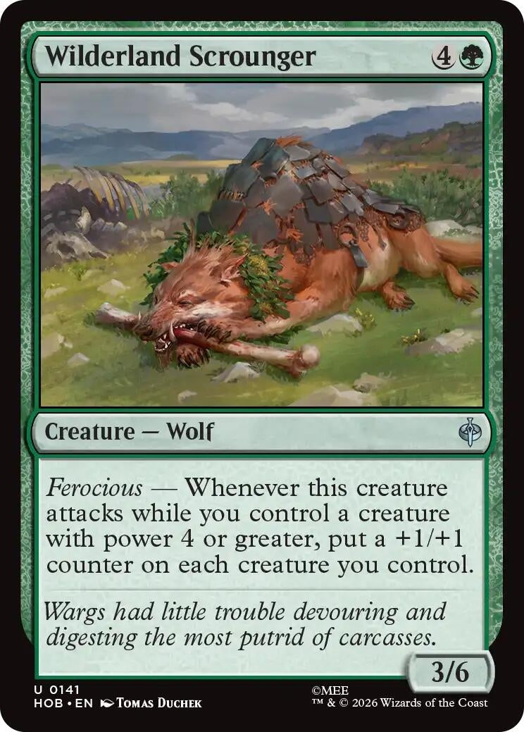 Image for Wilderland Scrounger (141) (The Hobbit) (HOB) - Magic: The Gathering
