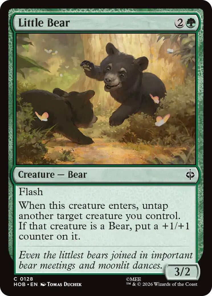 Image for Little Bear (128) (The Hobbit) (HOB) - Magic: The Gathering