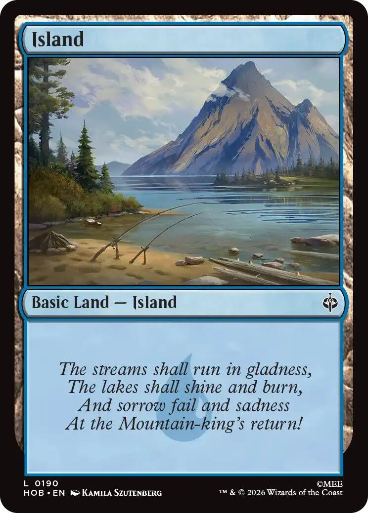 Image for Island (0190) (190) (The Hobbit) (HOB) - Magic: The Gathering