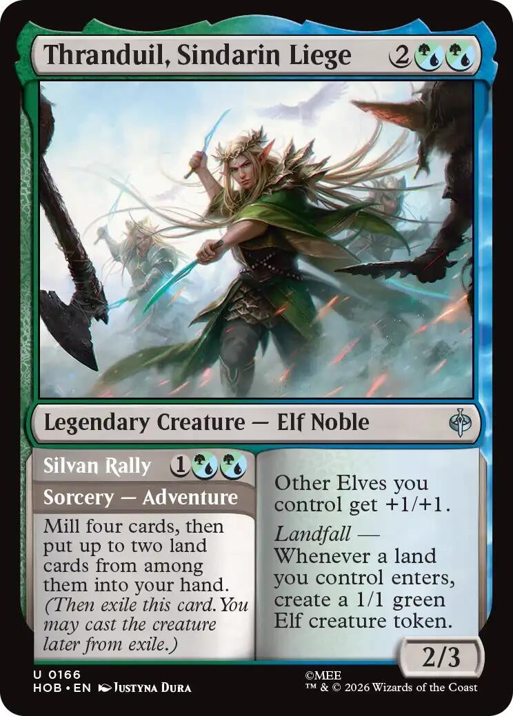 Image for Thranduil, Sindarin Liege (166) (The Hobbit) (HOB) - Magic: The Gathering