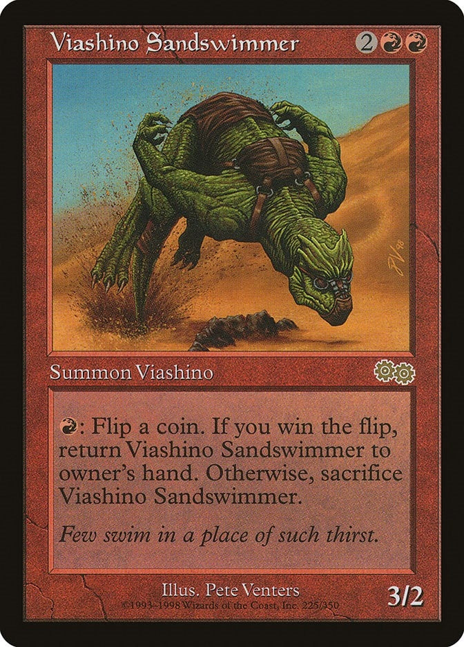 Image for Viashino Sandswimmer (225) (Urza's Saga) - Magic: The Gathering