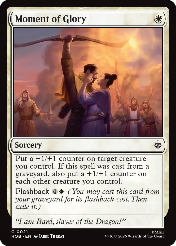 Image for Moment of Glory (21) (The Hobbit) (HOB) - Magic: The Gathering