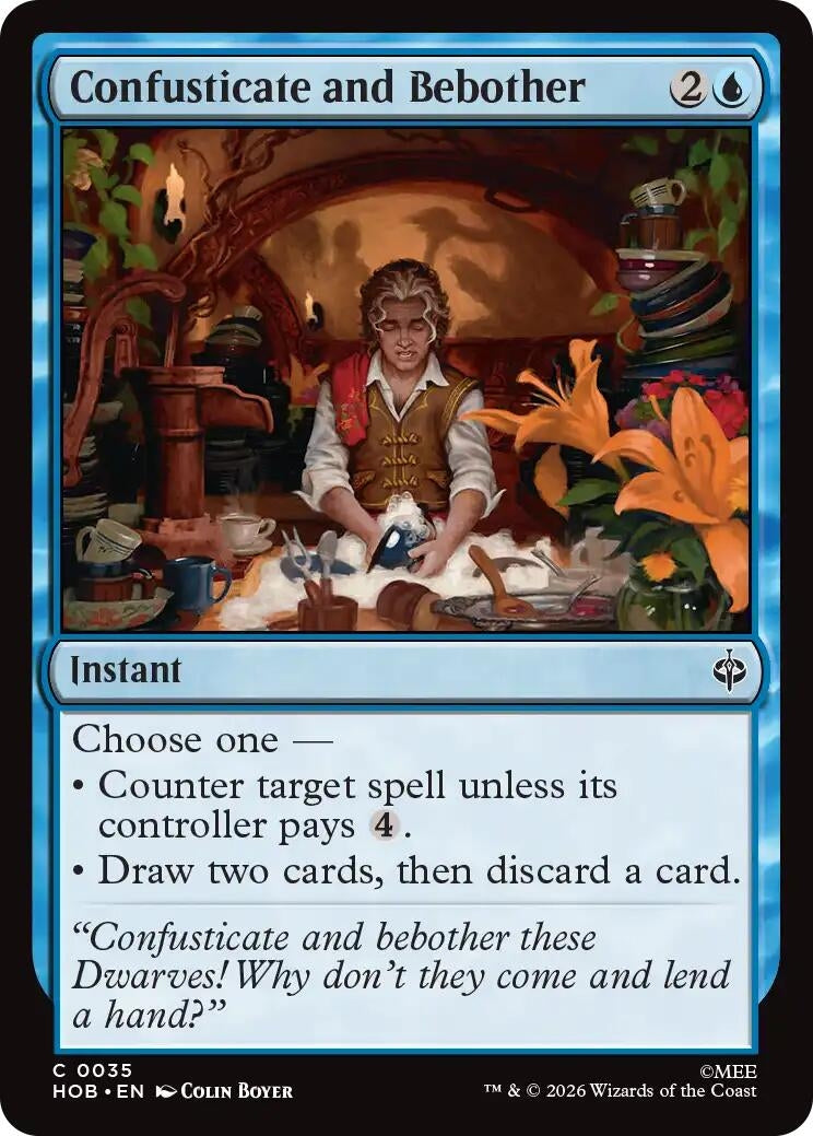 Image for Confusticate and Bebother (35) (The Hobbit) (HOB) - Magic: The Gathering