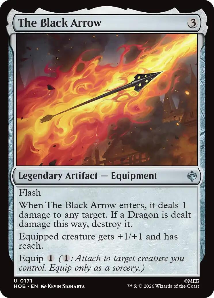 Image for The Black Arrow (171) (The Hobbit) (HOB) - Magic: The Gathering