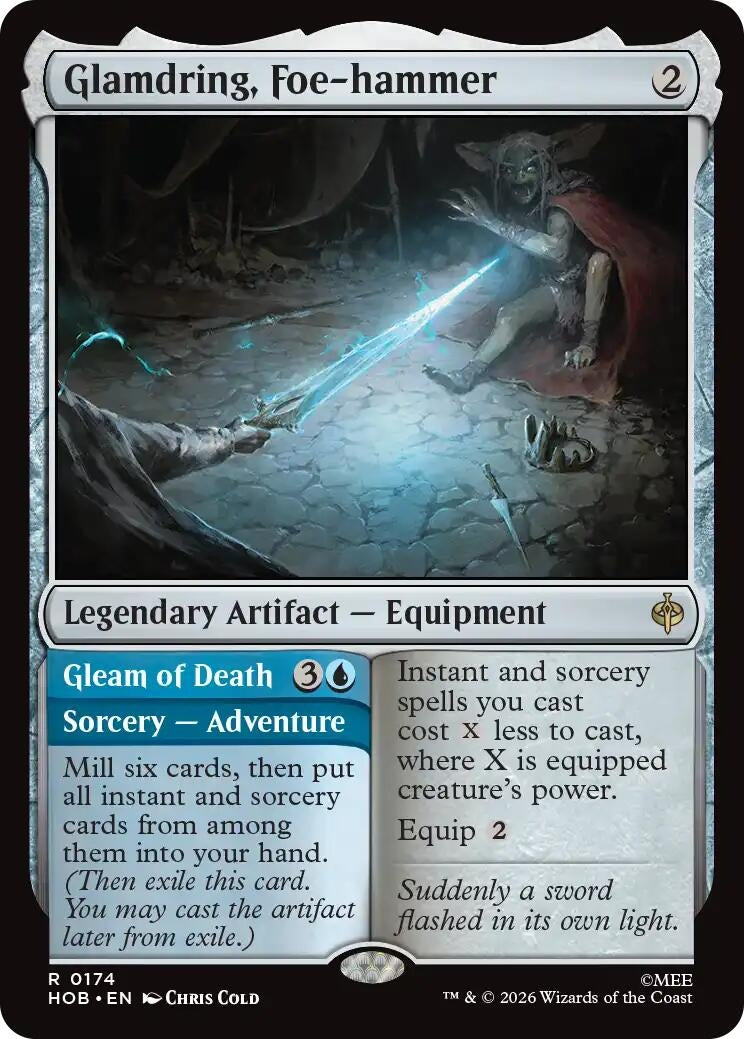 Image for Glamdring, Foe-hammer (174) (The Hobbit) (HOB) - Magic: The Gathering