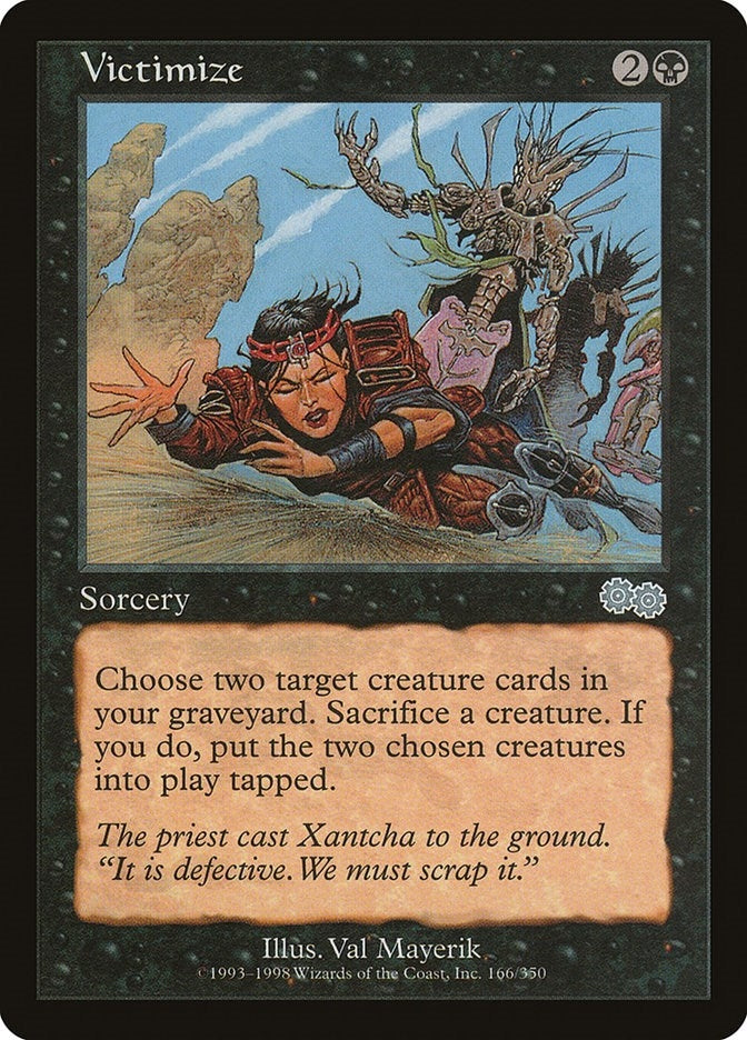 Image for Victimize (166) (Urza's Saga) - Magic: The Gathering