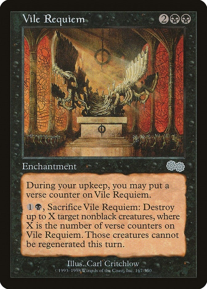 Image for Vile Requiem (167) (Urza's Saga) - Magic: The Gathering