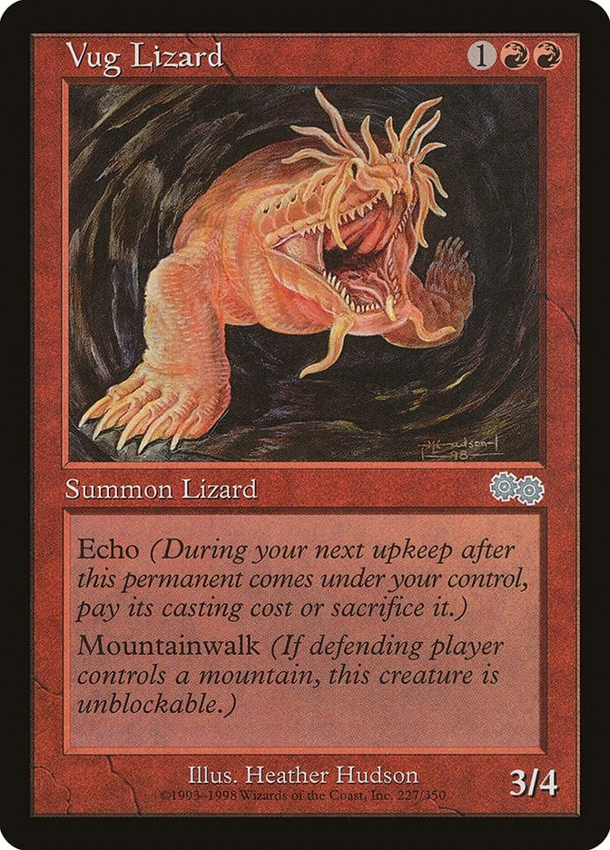 Vug Lizard (227) (Urza's Saga)