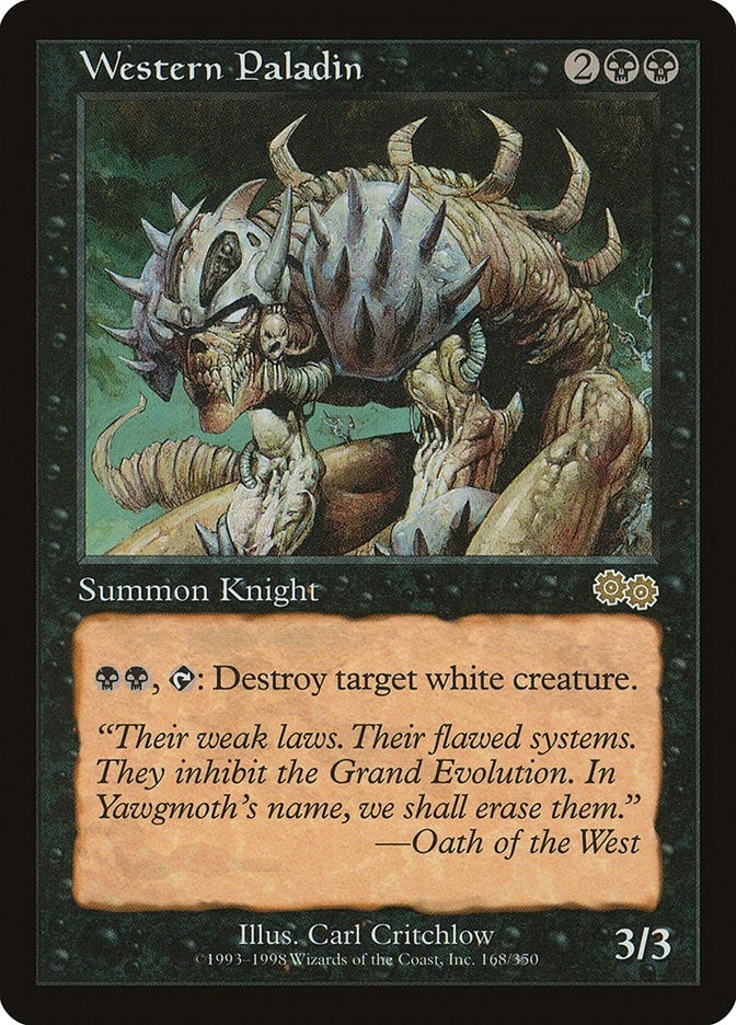 Image for Western Paladin (168) (Urza's Saga) - Magic: The Gathering