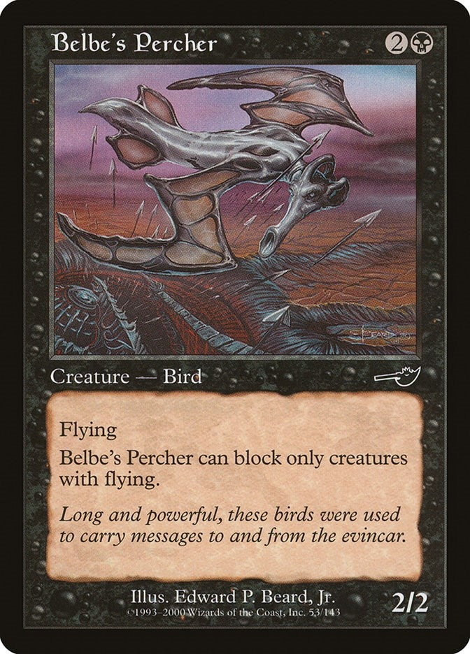 Belbe's Percher (53) (Nemesis)