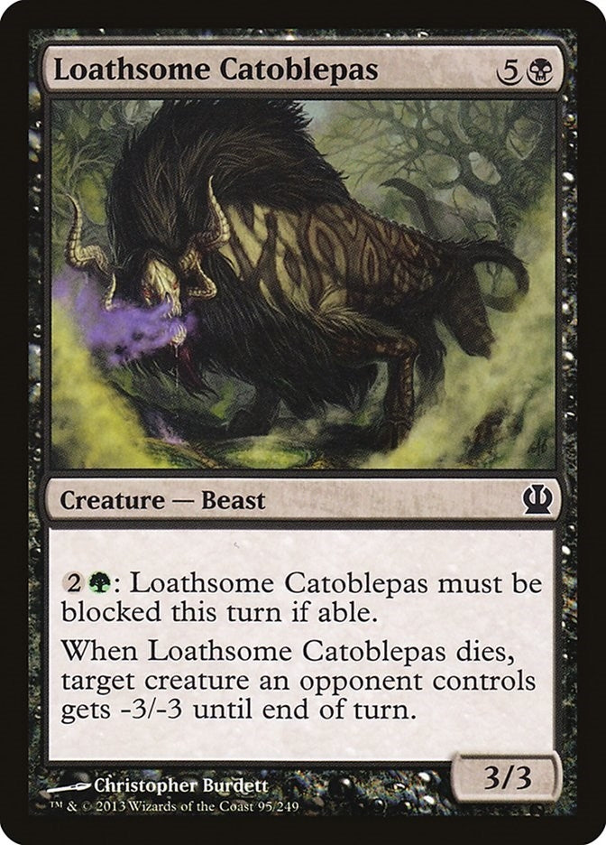 Image for Loathsome Catoblepas (95) (Theros) - Magic: The Gathering