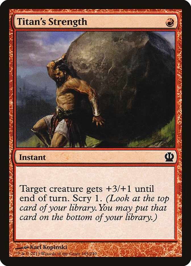 Titan's Strength (145) (Theros)