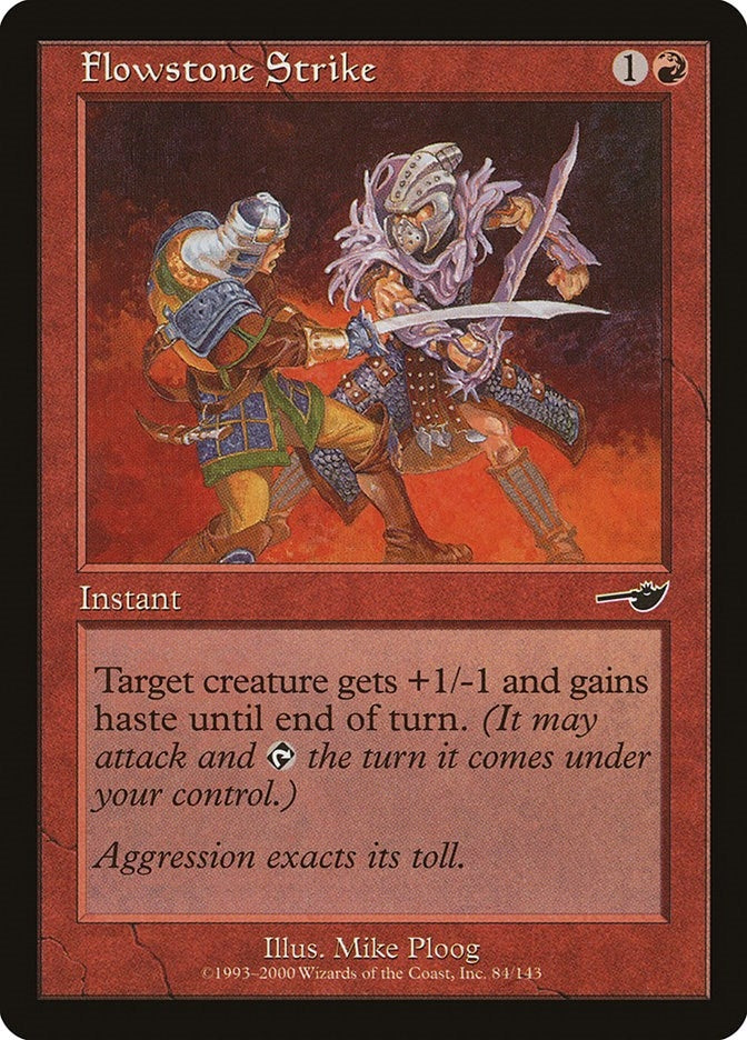 Image for Flowstone Strike (84) (Nemesis) - Magic: The Gathering