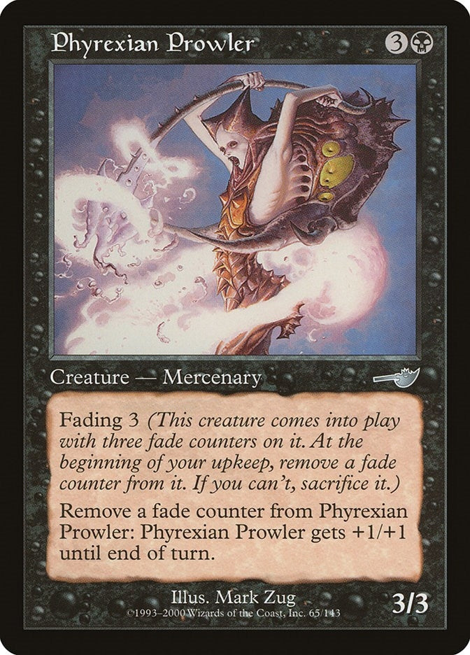 Image for Phyrexian Prowler (65) (Nemesis) - Magic: The Gathering