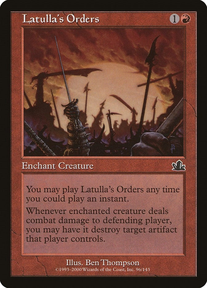 Image for Latulla's Orders (96) (Prophecy) - Magic: The Gathering