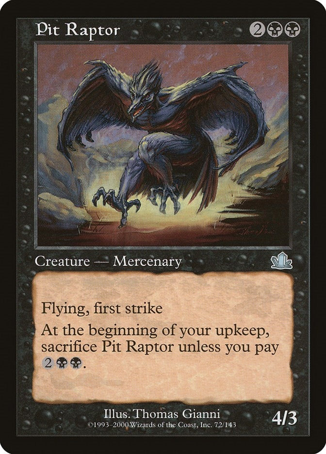 Image for Pit Raptor (72) (Prophecy) - Magic: The Gathering
