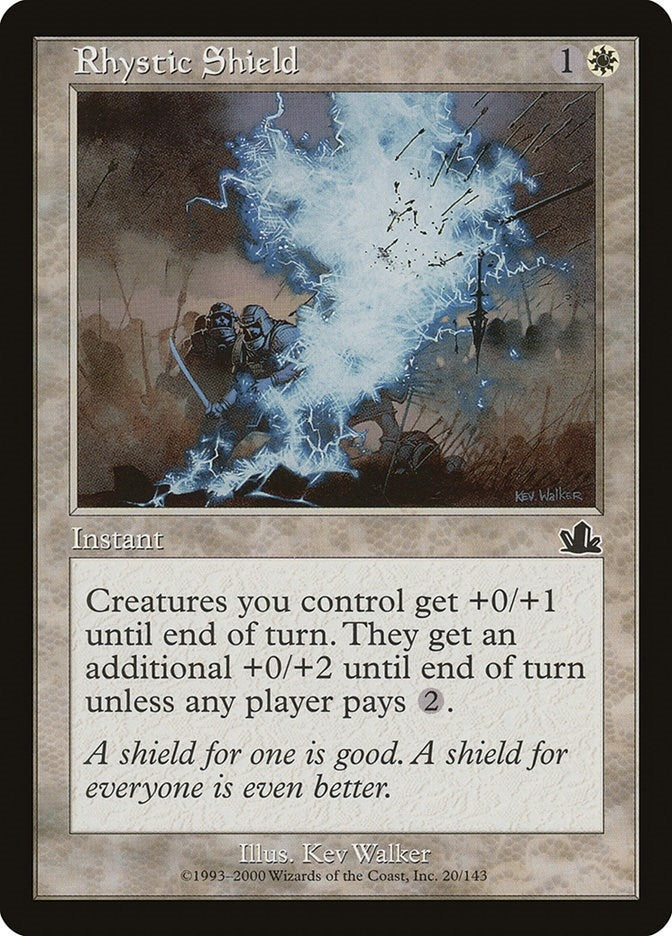 Image for Rhystic Shield (20) (Prophecy) - Magic: The Gathering
