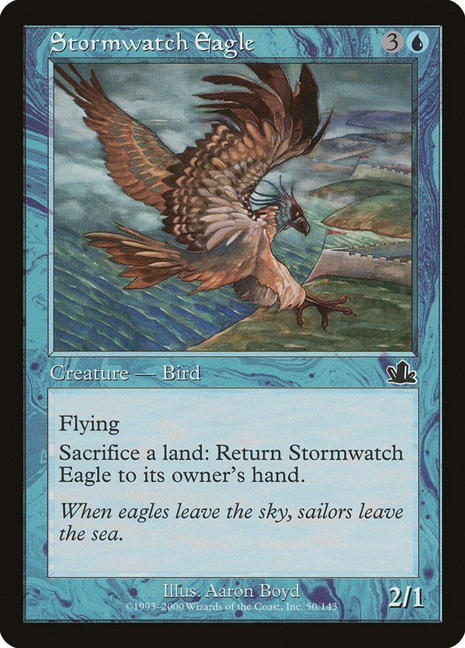 Image for Stormwatch Eagle (50) (Prophecy) - Magic: The Gathering