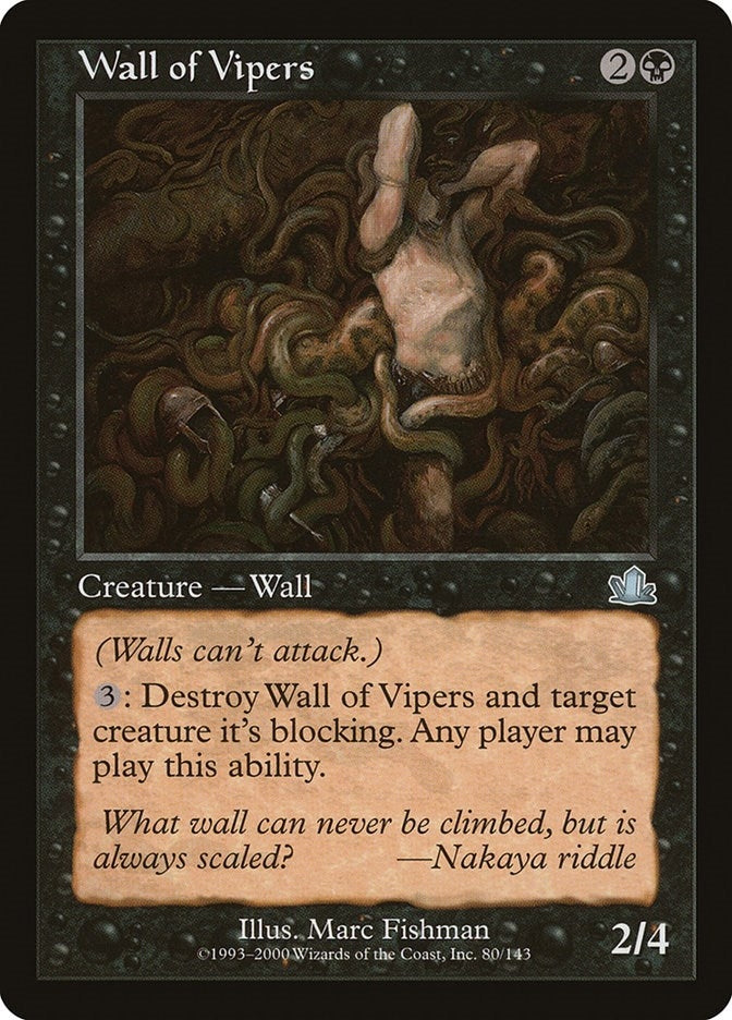 Image for Wall of Vipers (80) (Prophecy) - Magic: The Gathering