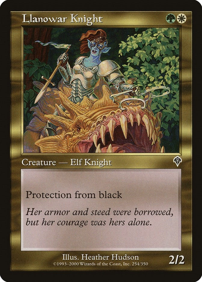 Image for Llanowar Knight (254) (Invasion) - Magic: The Gathering