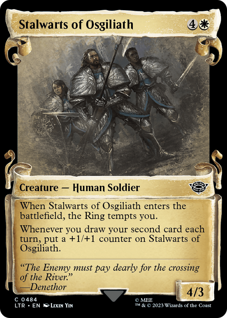 Stalwarts of Osgiliath (Showcase Scrolls) (484) (LTR)