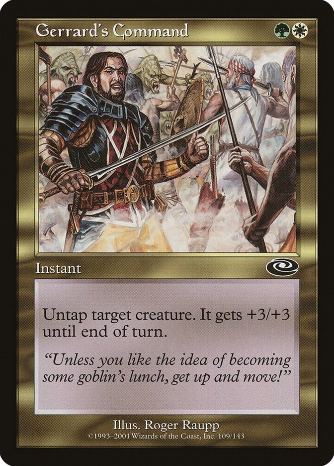 Image for Gerrard's Command (109) (Planeshift) - Magic: The Gathering